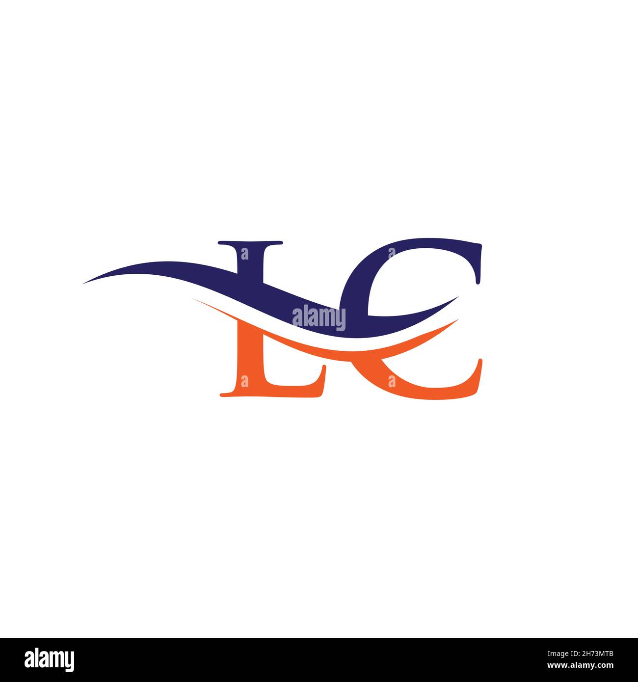 LC Linked Logo for business and company identity. Creative Letter LC Logo Vector Stock Vector