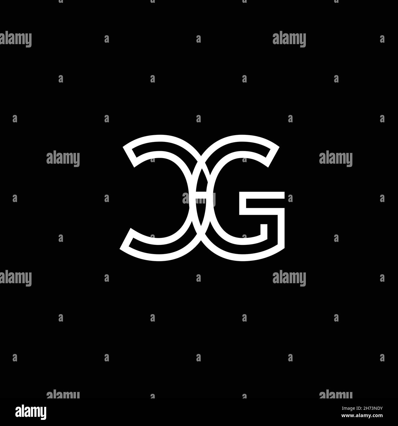 Initial Cg Logo Black and White Stock Photos & Images - Alamy