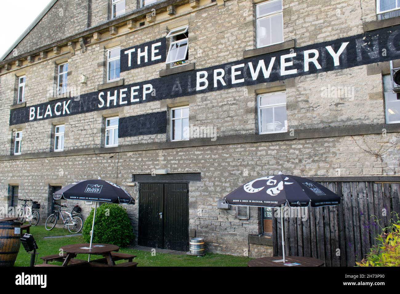 Black Sheep brewery building, Masham, Ripon, Yorkshire UK Stock Photo
