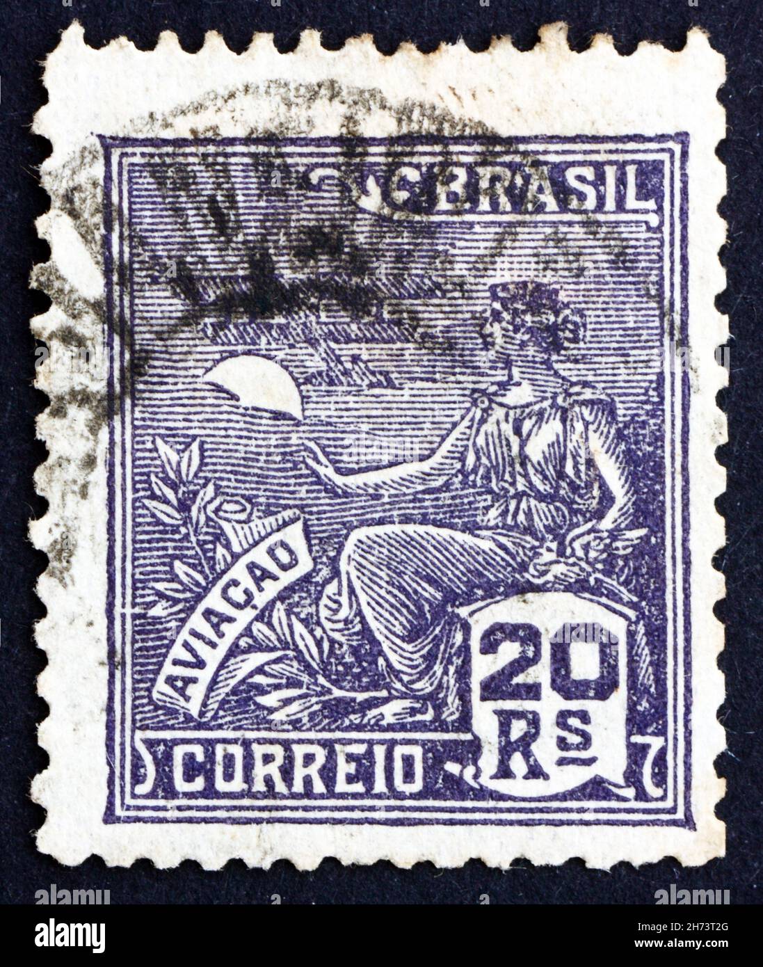 Brazil Early 1900's Set Of 5 Stamps