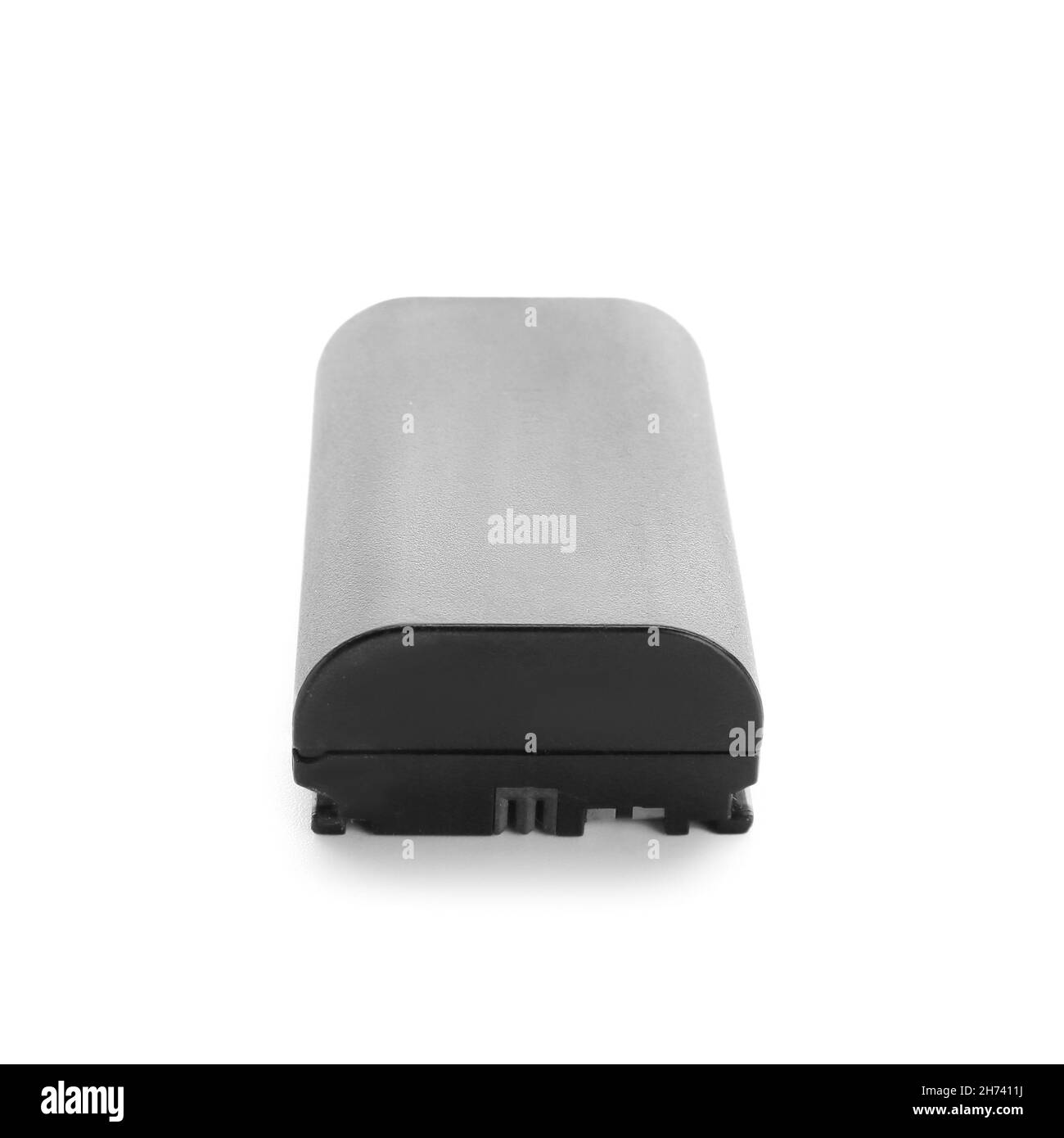 Camera battery isolated on white background Stock Photo Alamy