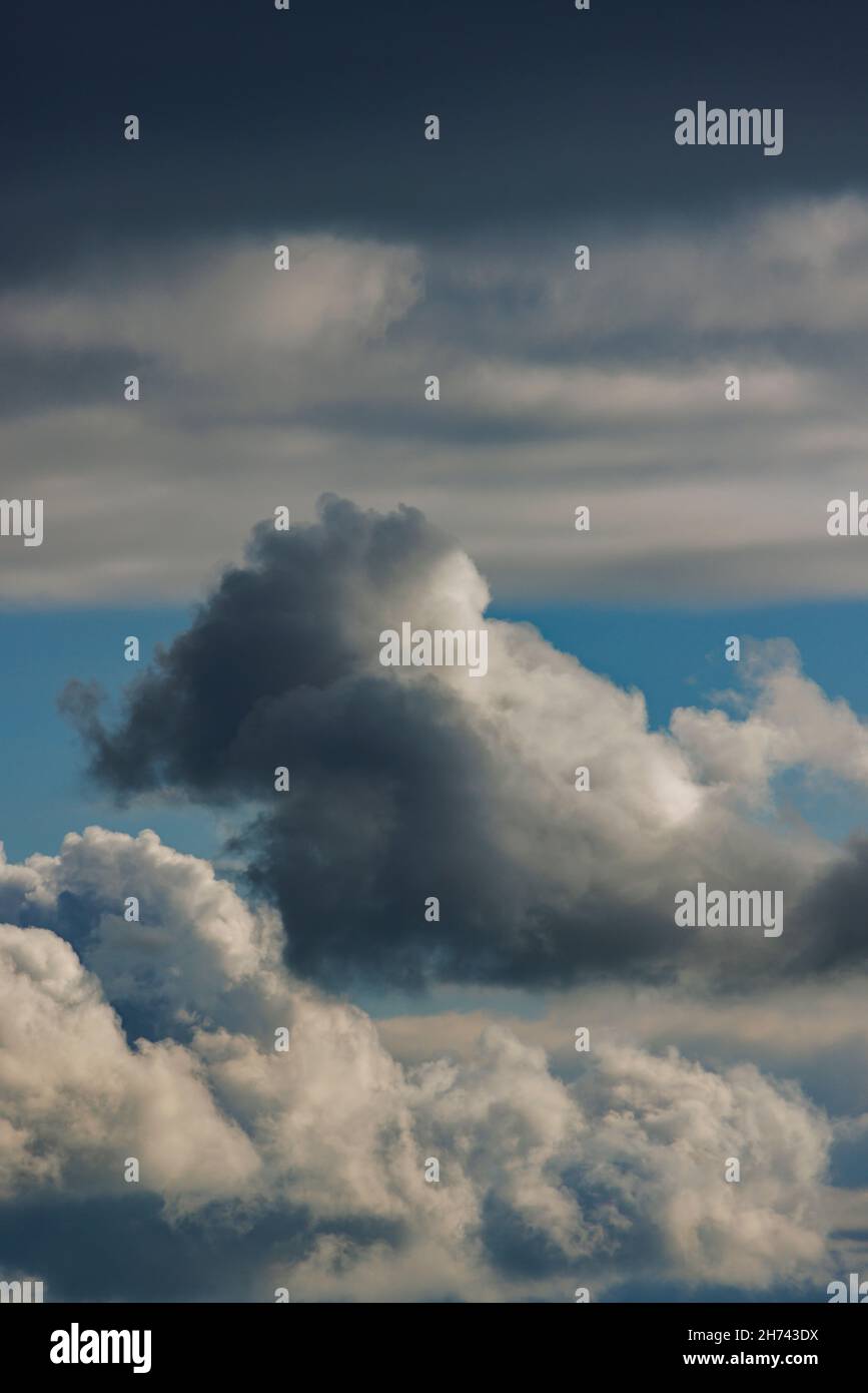 Stormy clouds rolling in from the Bristol channel Stock Photo - Alamy