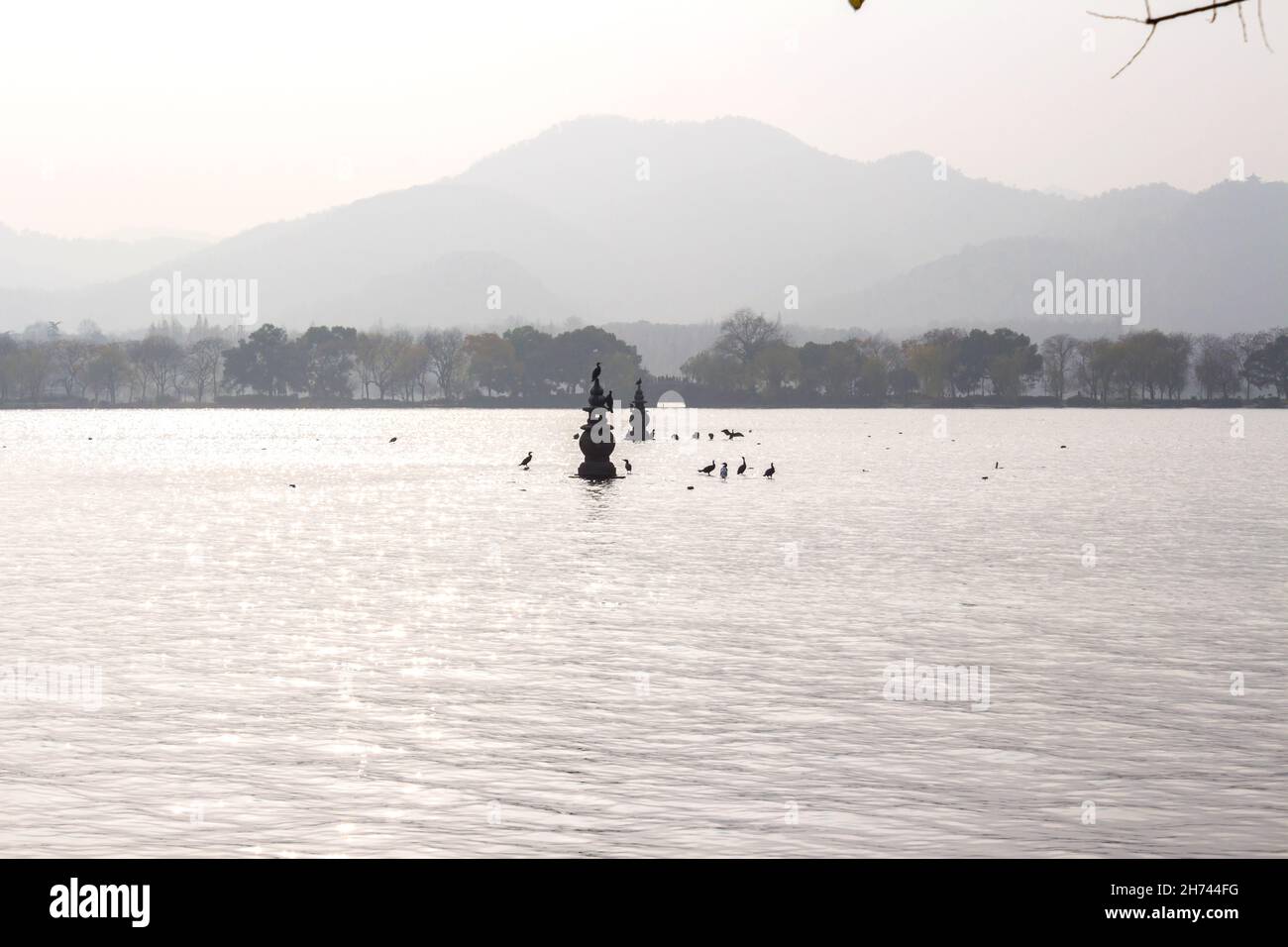 Three Pools Mirroring the Moon, is located in the south central portion