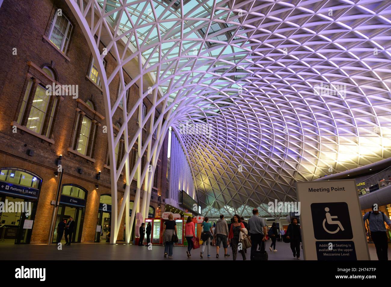 The King cross station at London Stock Photo Alamy