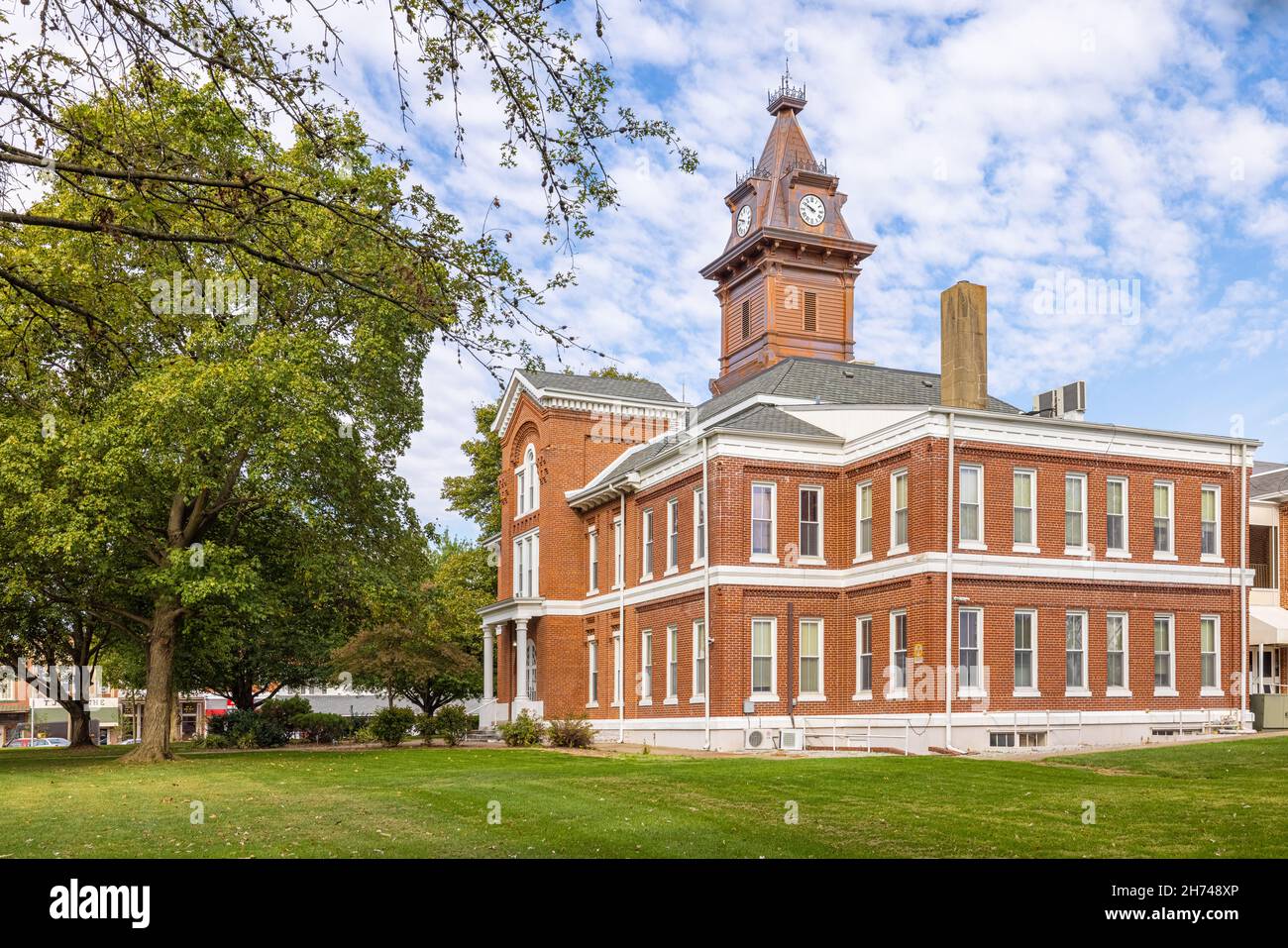 Albion, Illinois, USA October 1, 2021 The historic Edwards County