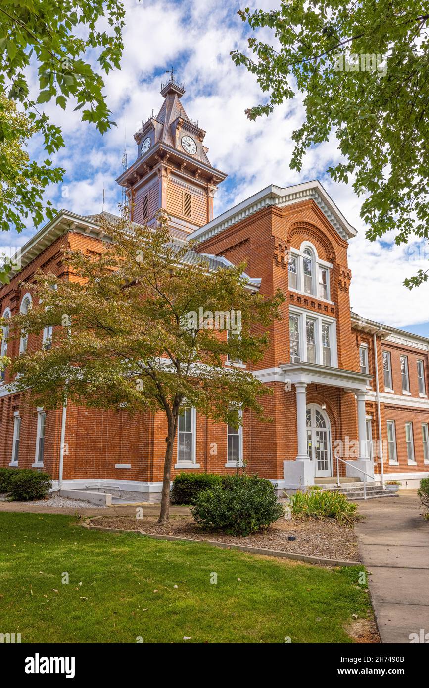 Albion, Illinois, USA October 1, 2021 The historic Edwards County