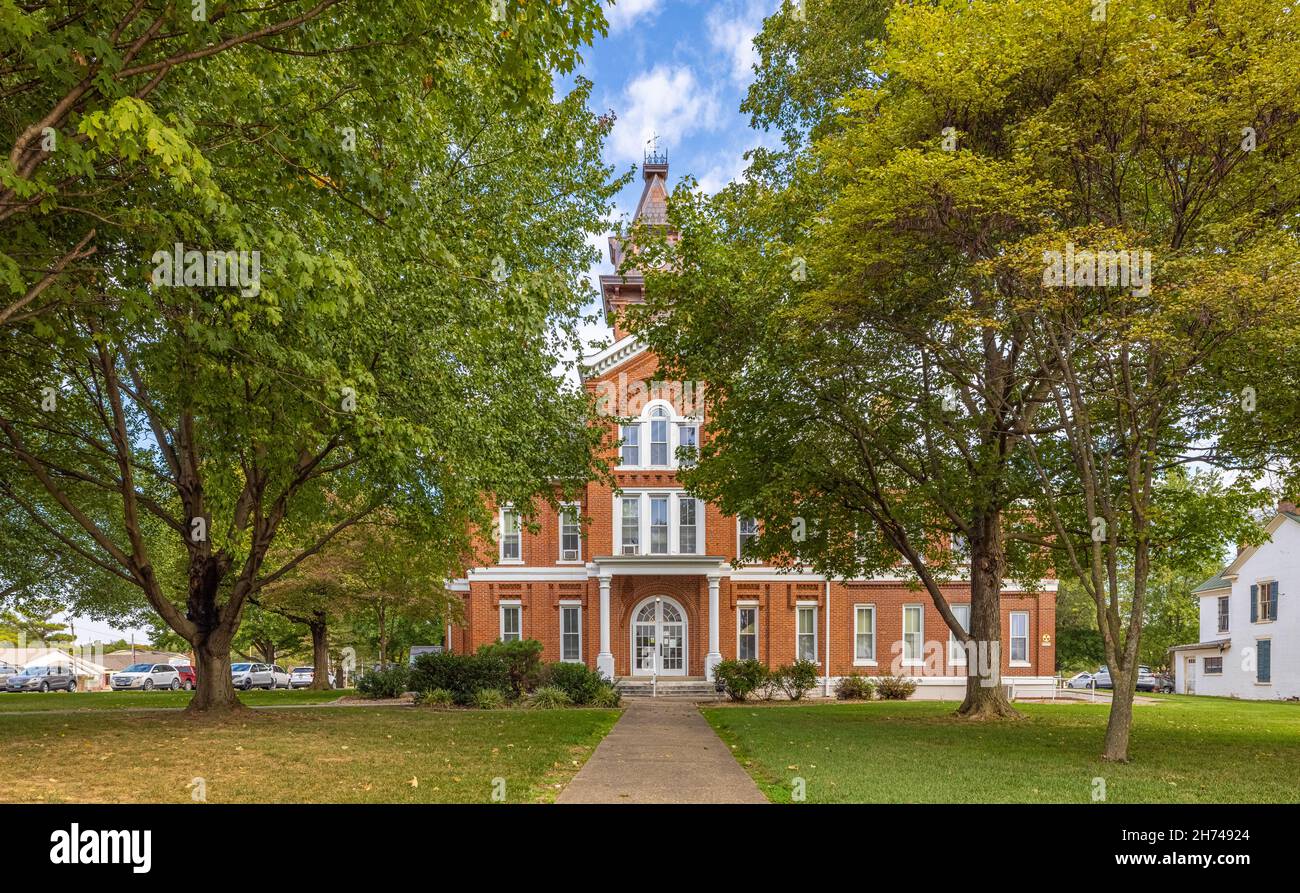 Albion, Illinois, USA October 1, 2021 The historic Edwards County