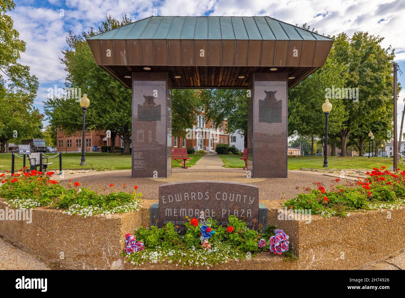 Albion, Illinois, USA October 1, 2021 The Edwards County Memorial
