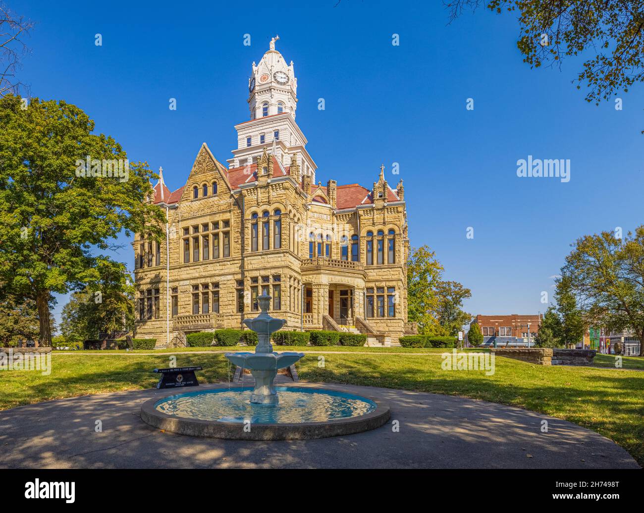 Paris, Illinois, USA September 28, 2021 The Historic Edgar County