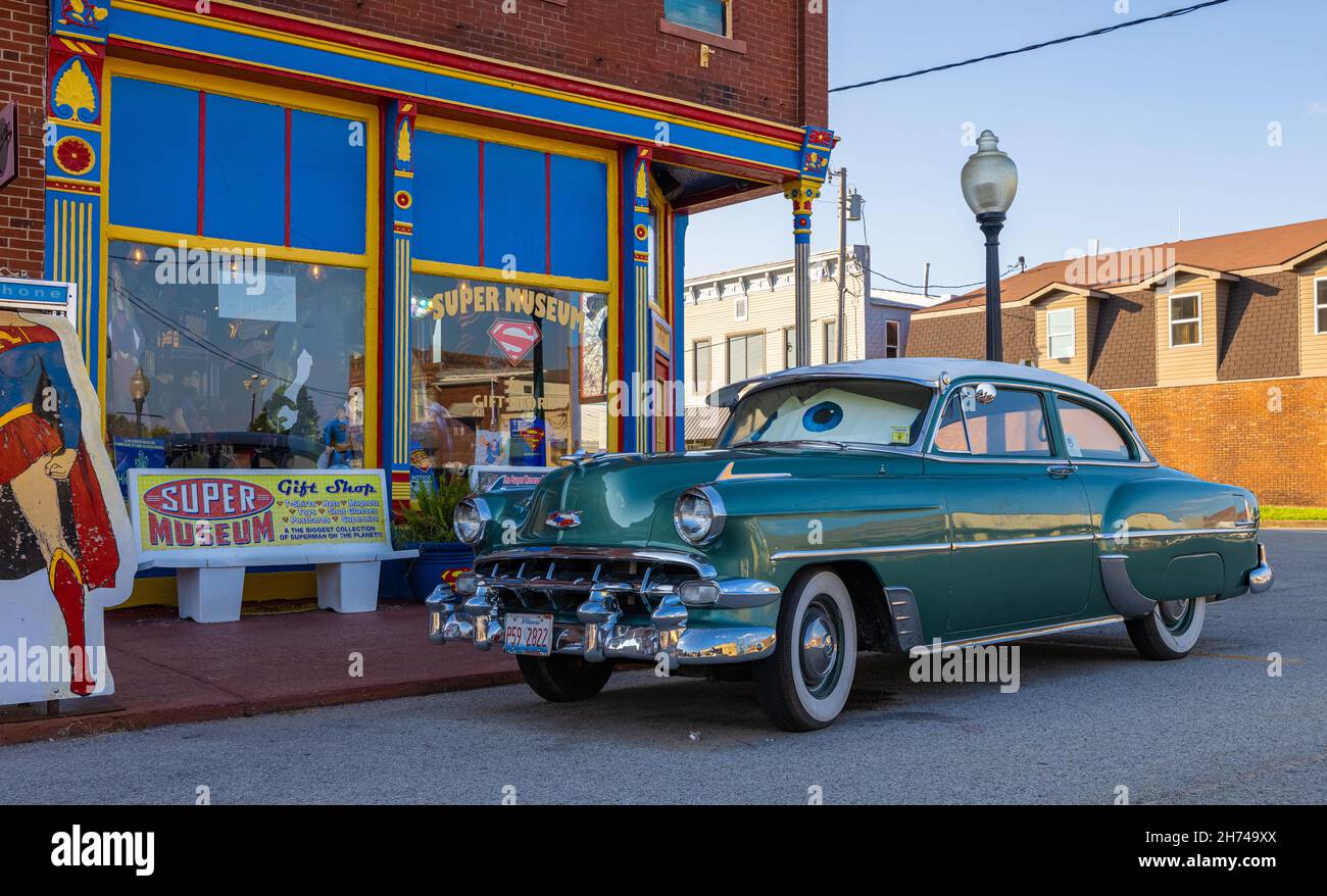 Metropolis, Illinois, USA August 24, 2021 Chevrolet, Bel Air