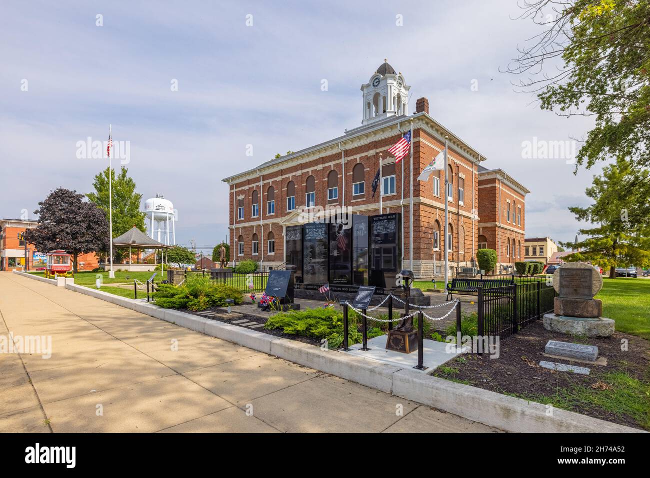 Marshall, Illinois, USA August 18, 2021 The historic Clark County