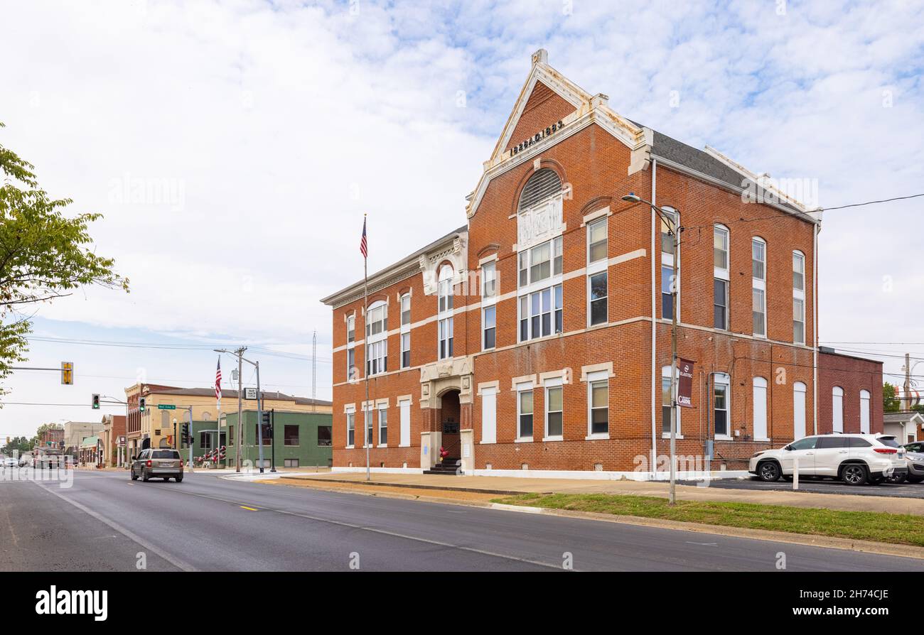 Carmi, Illinois, USA October 1, 2021 The Historic White County