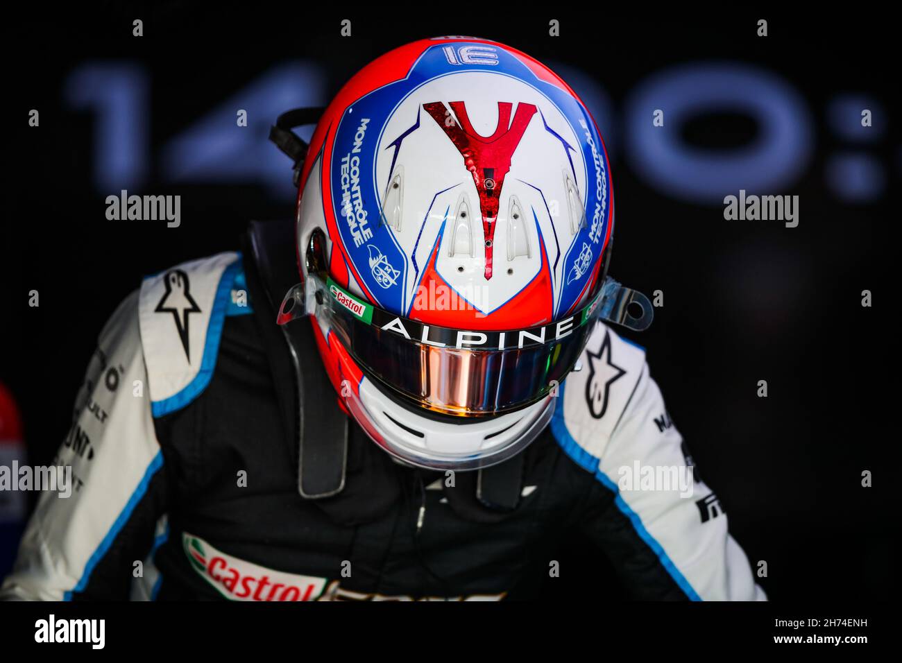 The helmet of esteban ocon hi-res stock photography and images - Alamy