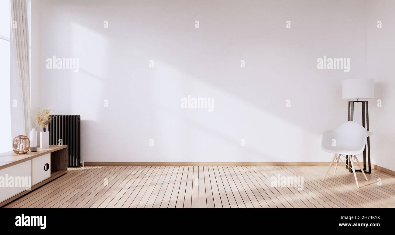 Modern living room minimalist design, 3d rendering Stock Photo - Alamy - Modern Minimalist 3D Room Design
