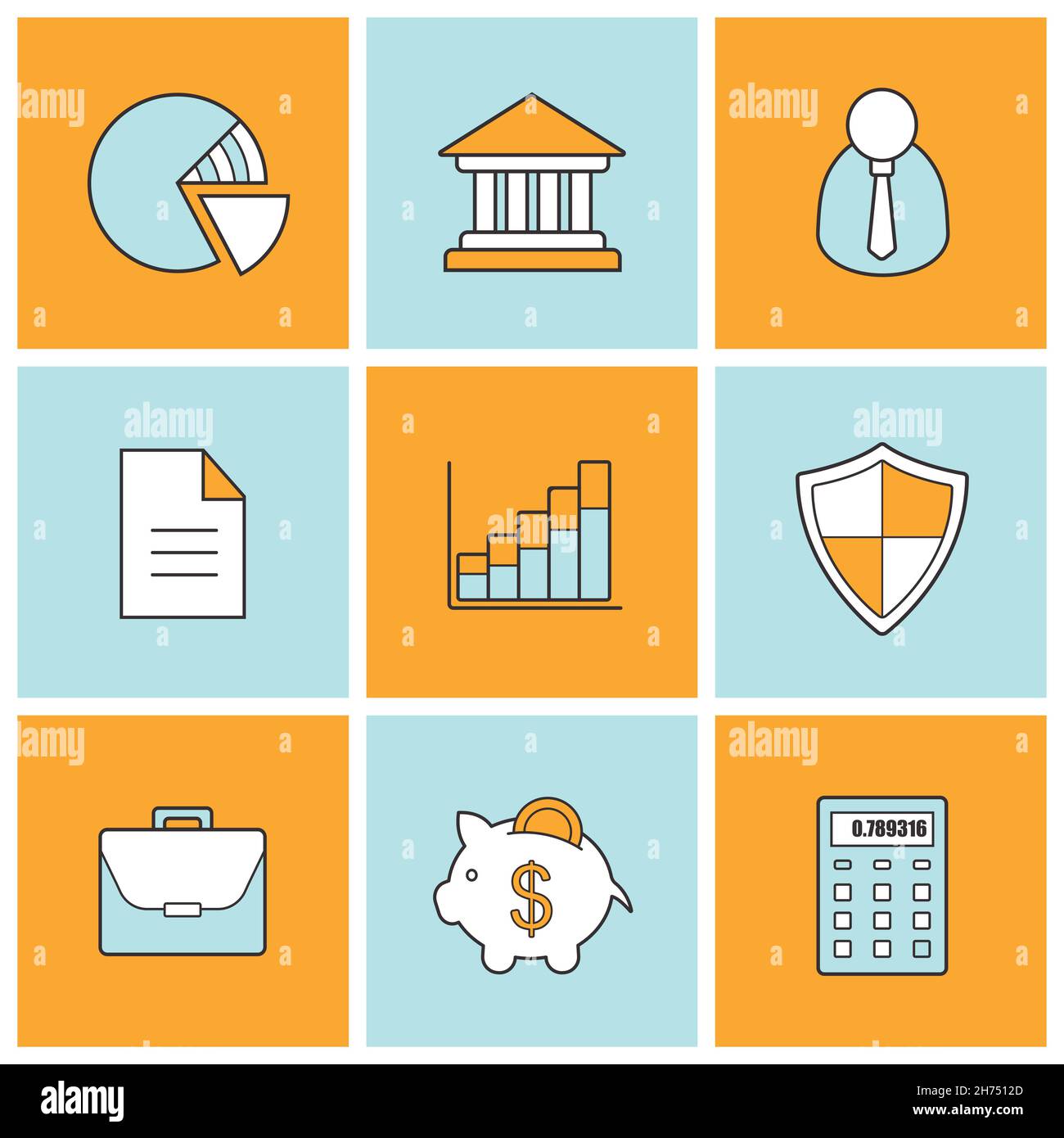 Banker counter Stock Vector Images - Alamy