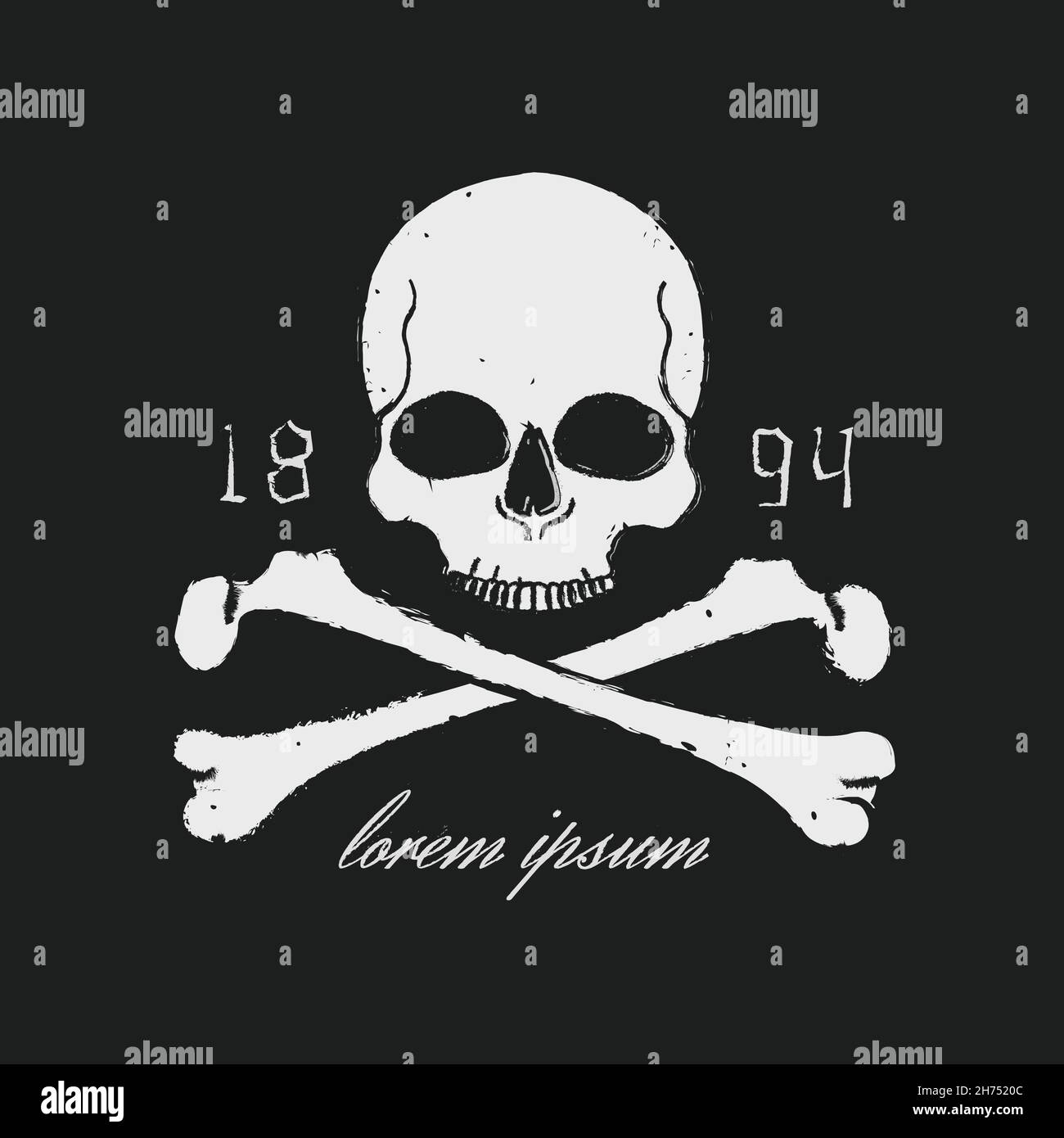 Skull and crossbones Stock Vector Image & Art Alamy