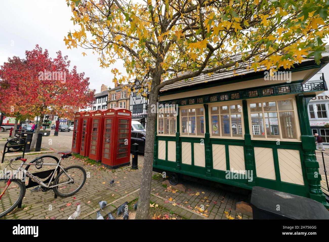 Phone boxes in Ripon Stock Photo Alamy
