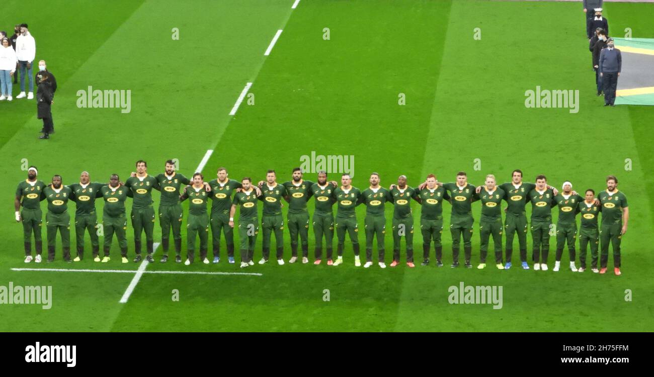 South Africa Team Line Up High Resolution Stock Photography and Images ...