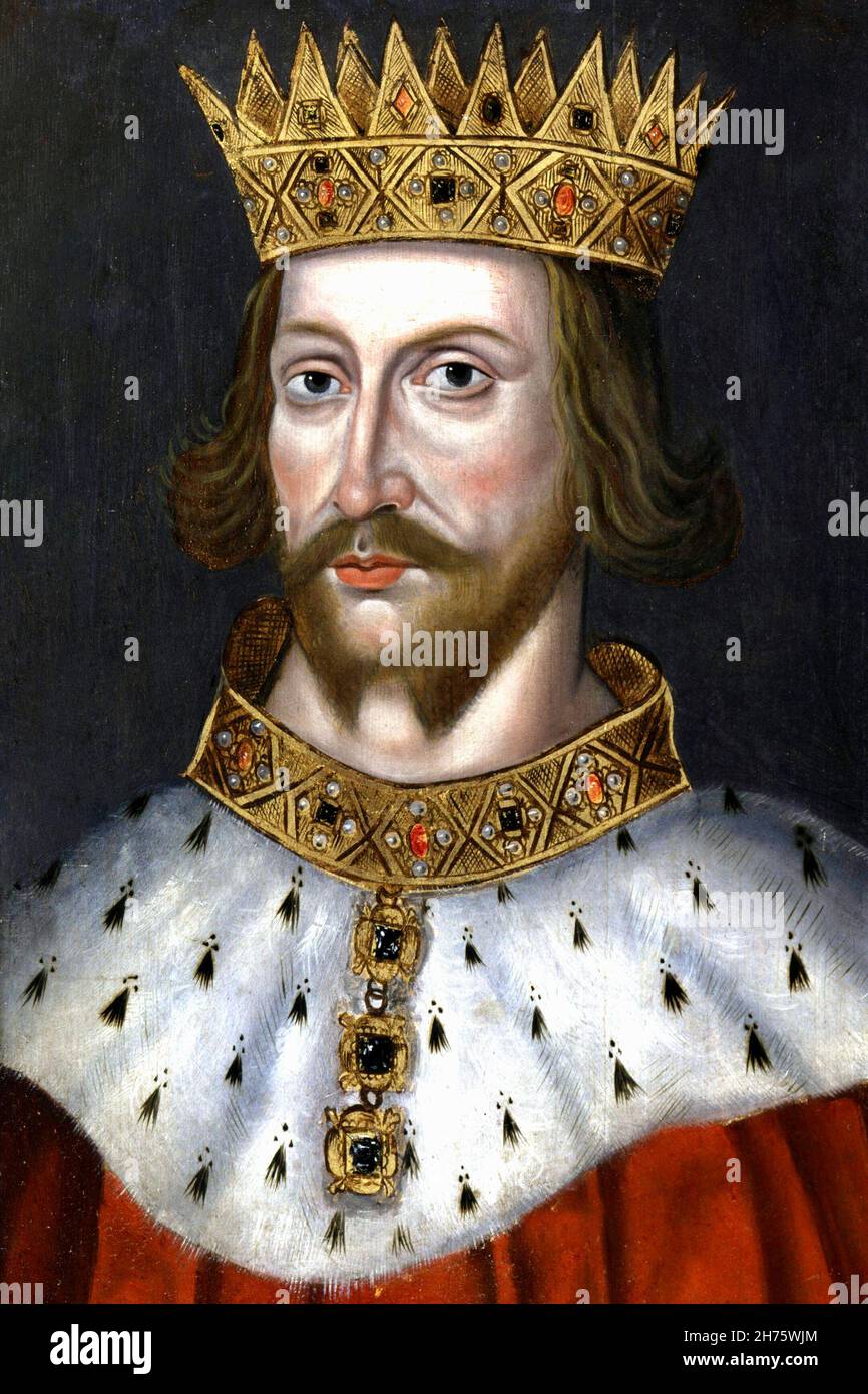 King Henry II, by an unknown artist. Oil on panel.circa 1620. Stock Photo