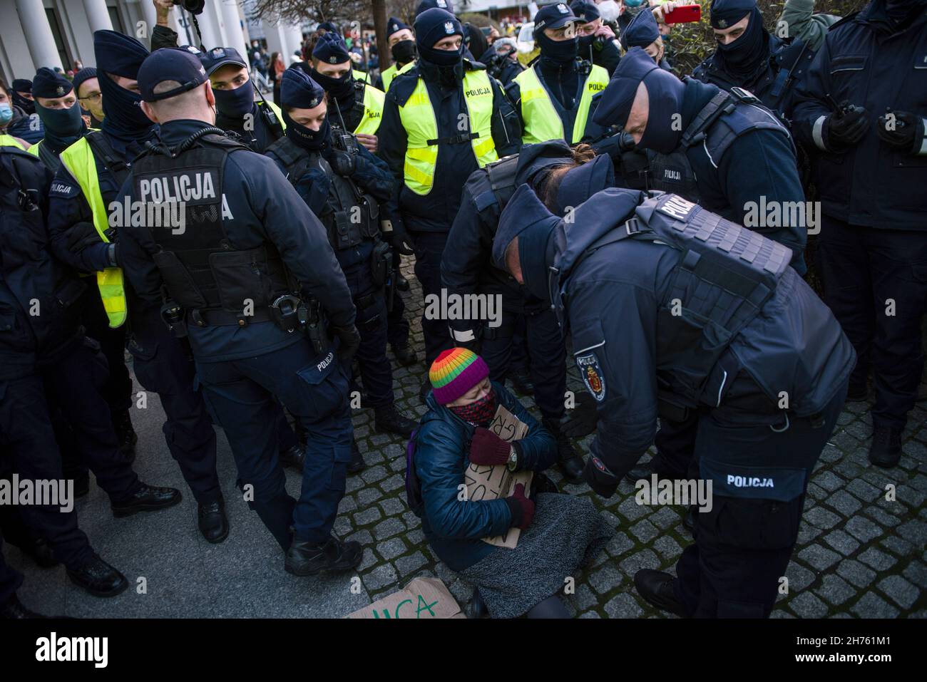 The famous activist Katarzyna Augustynek, also known as babcia Kasia ...