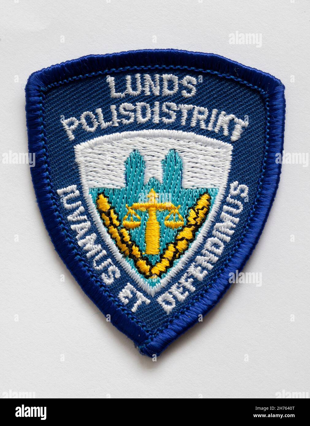 Police Badge Patch Stock Photo