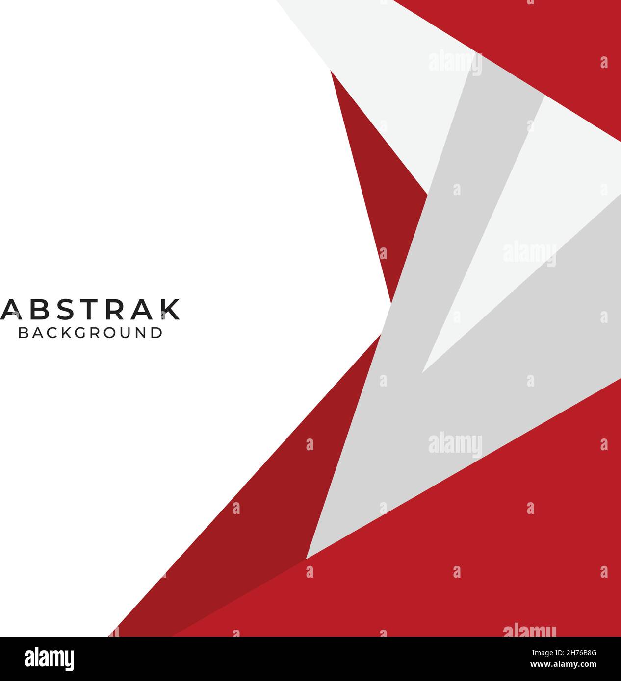 Background template abstract red white grey Stock Vector