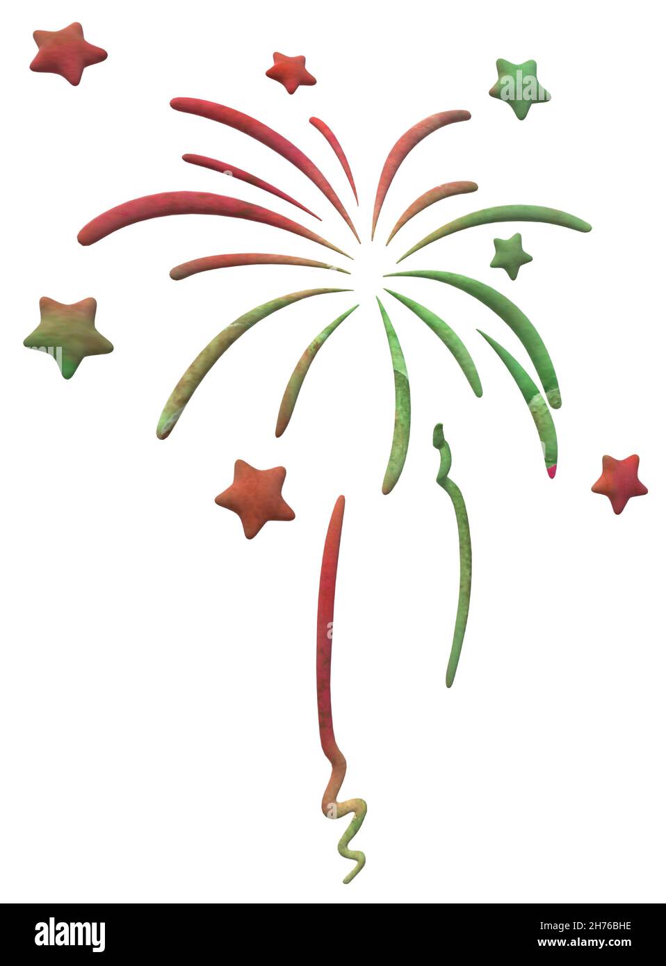 Red Green Fireworks Stock Vector Image & Art - Alamy