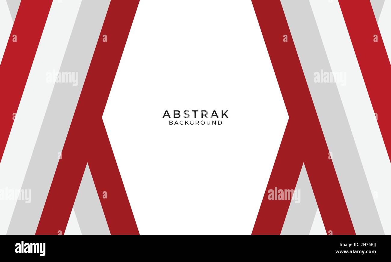 template background white abstract red Stock Vector