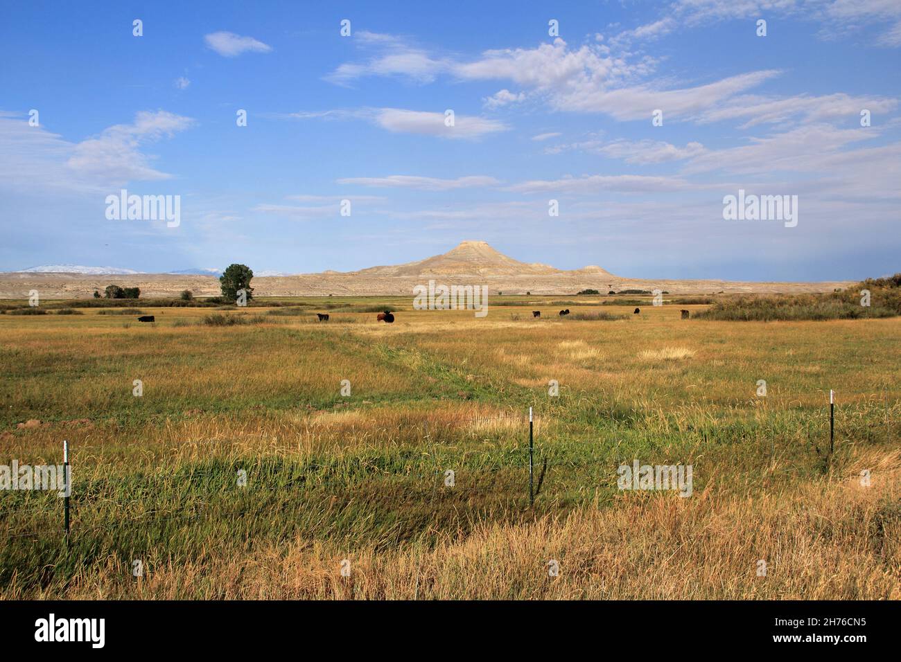 Scenic Crowheart Butte in Wyoming was the site of a major 1866 battle