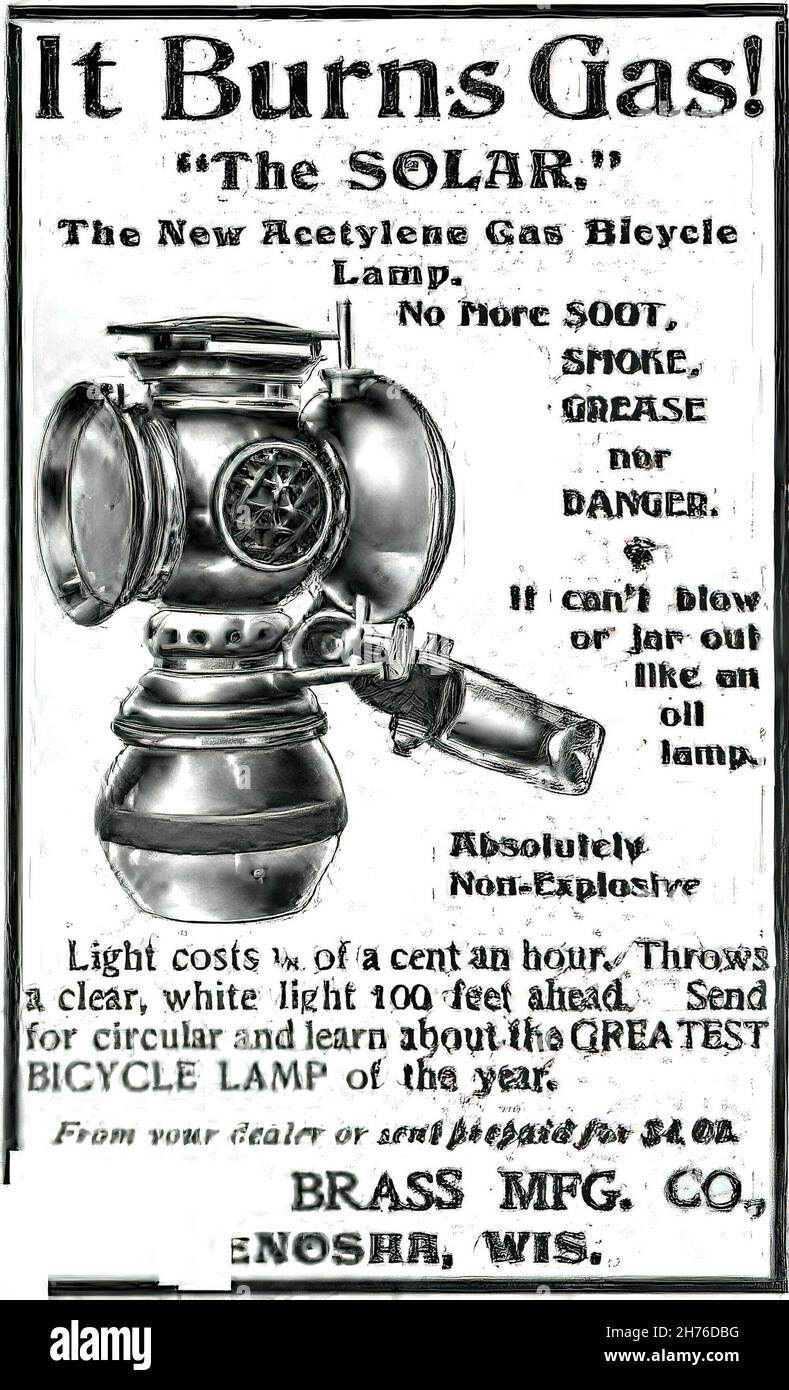 A 19thcentury vintage black illustration of an old gas lamp