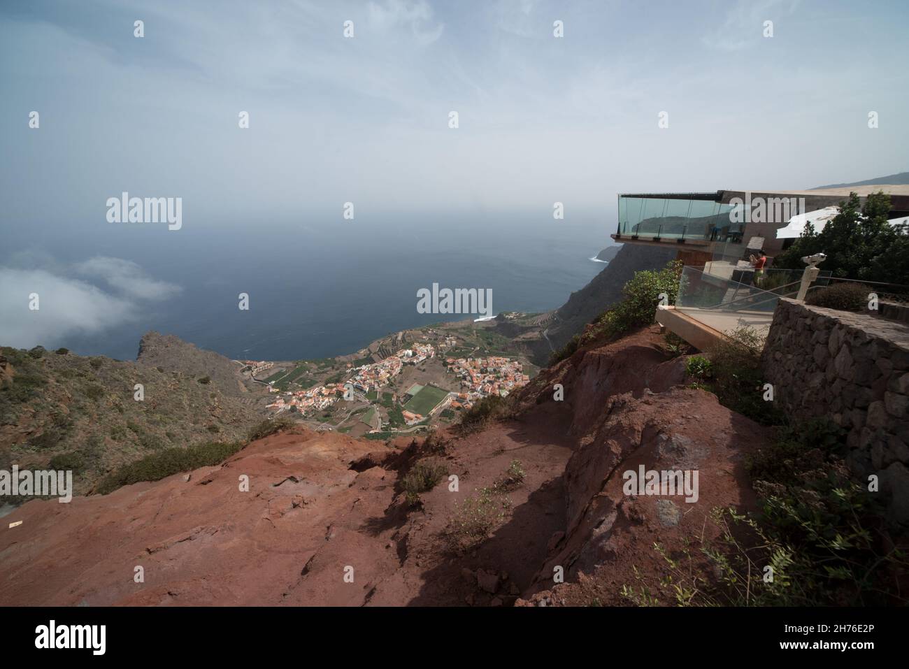 Mirador del Abrante is a spectacular view point high above tiny town ...