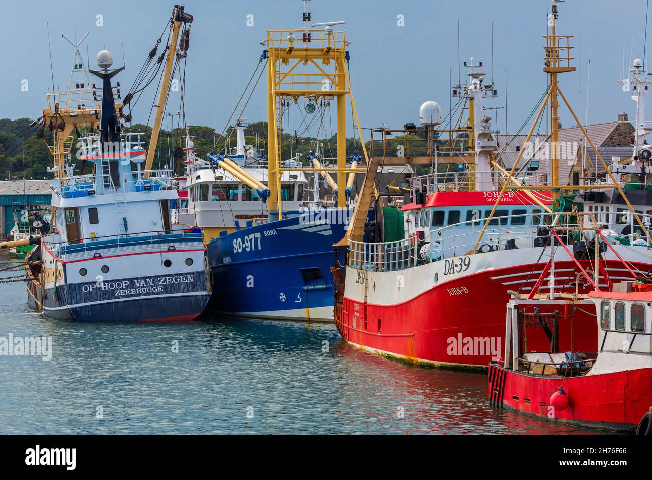 Fishing boats in Howth, County Dublin, Ireland Stock Photo Alamy