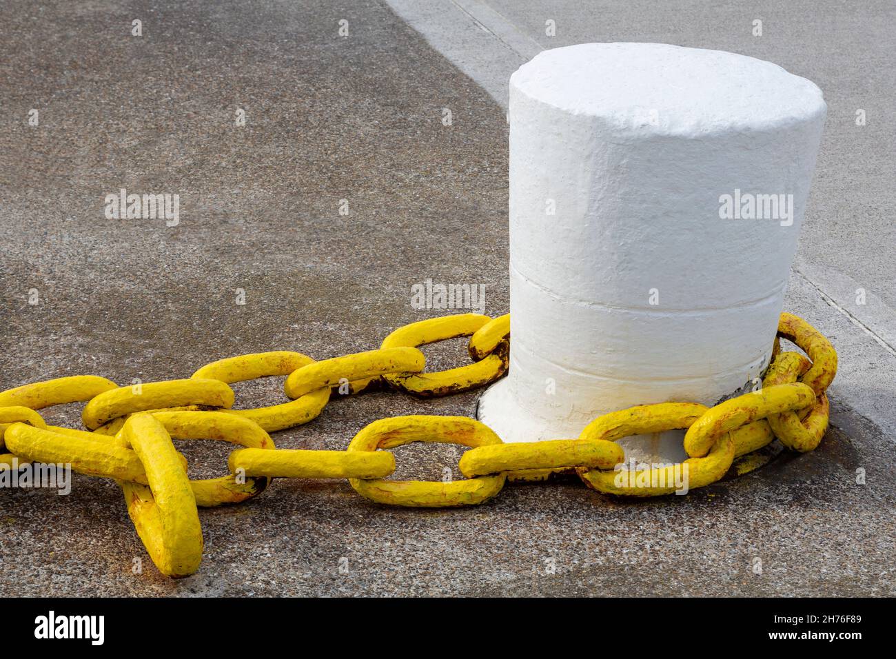 Chain on the pier, Howth, County Dublin, Ireland Stock Photo Alamy