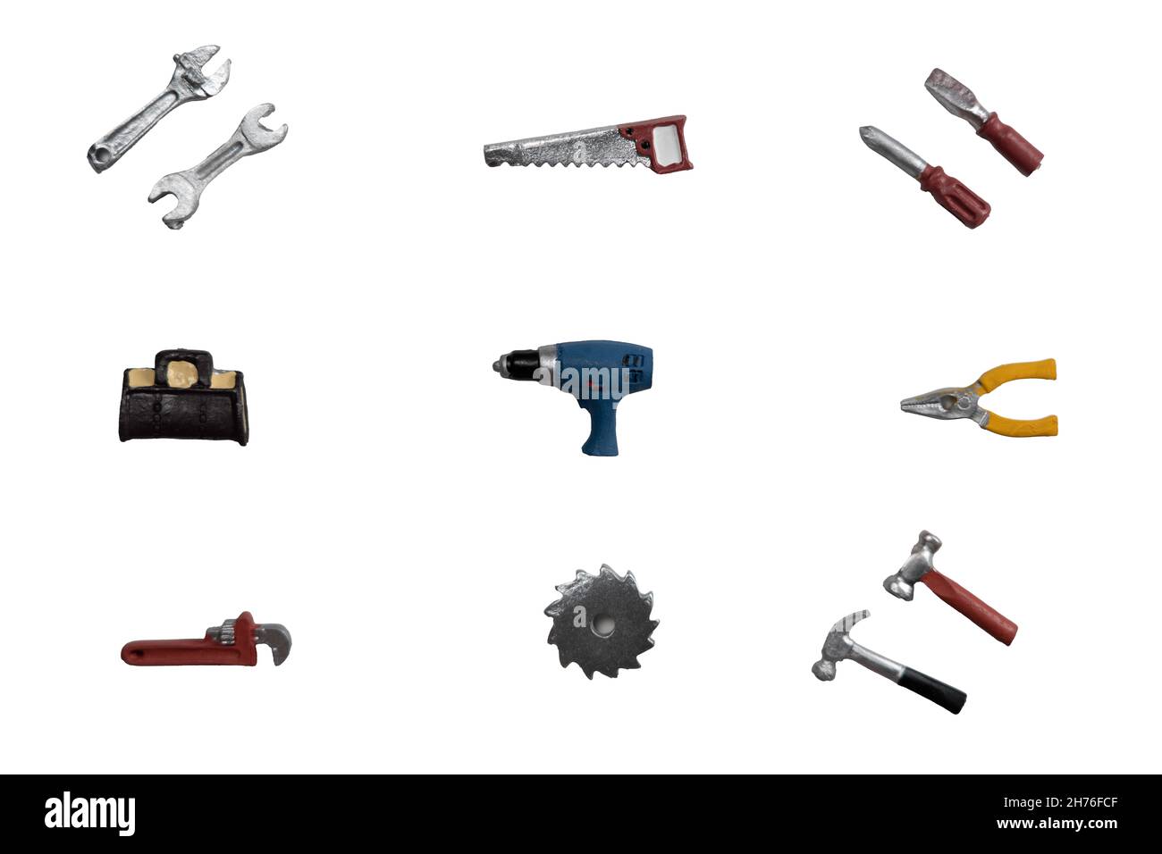 Icon of Tool Toy pattern Stock Photo Alamy