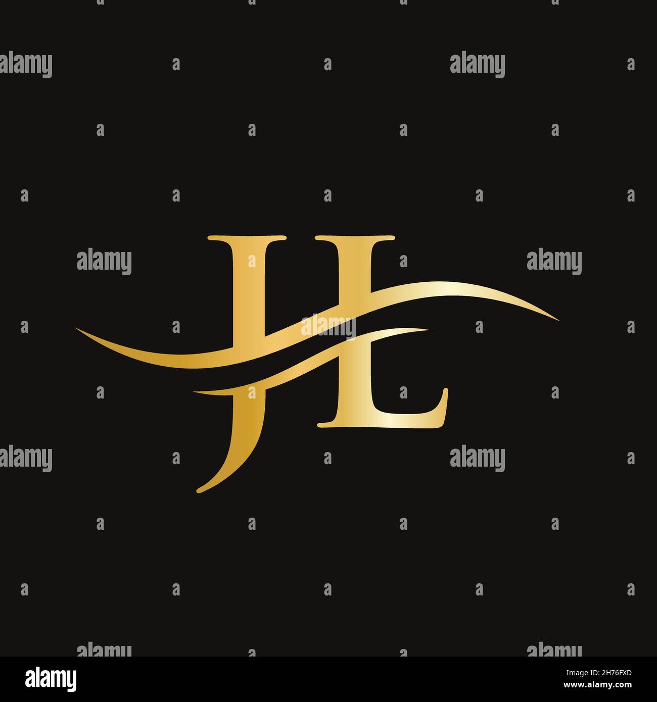 JL letter logo. Initial JL letter business logo design vector template Stock Vector