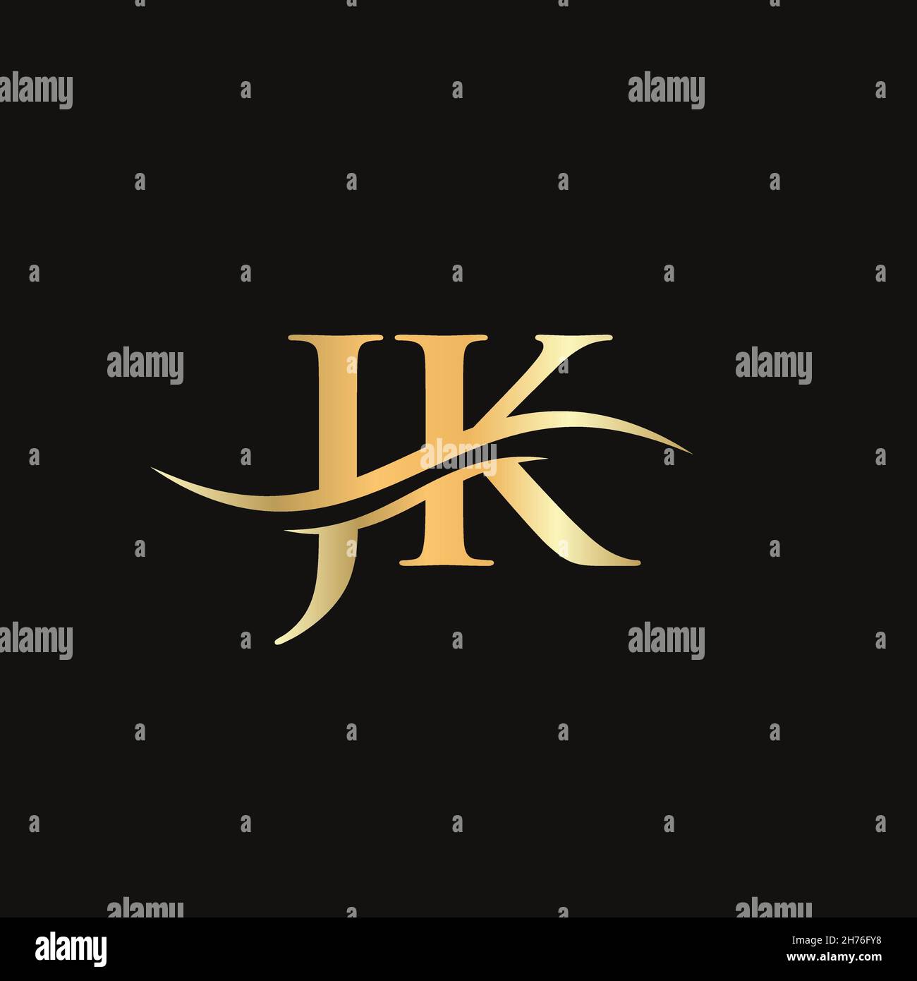 Initial letter jk logo or kj logo vector design template Stock Vector Image  & Art - Alamy