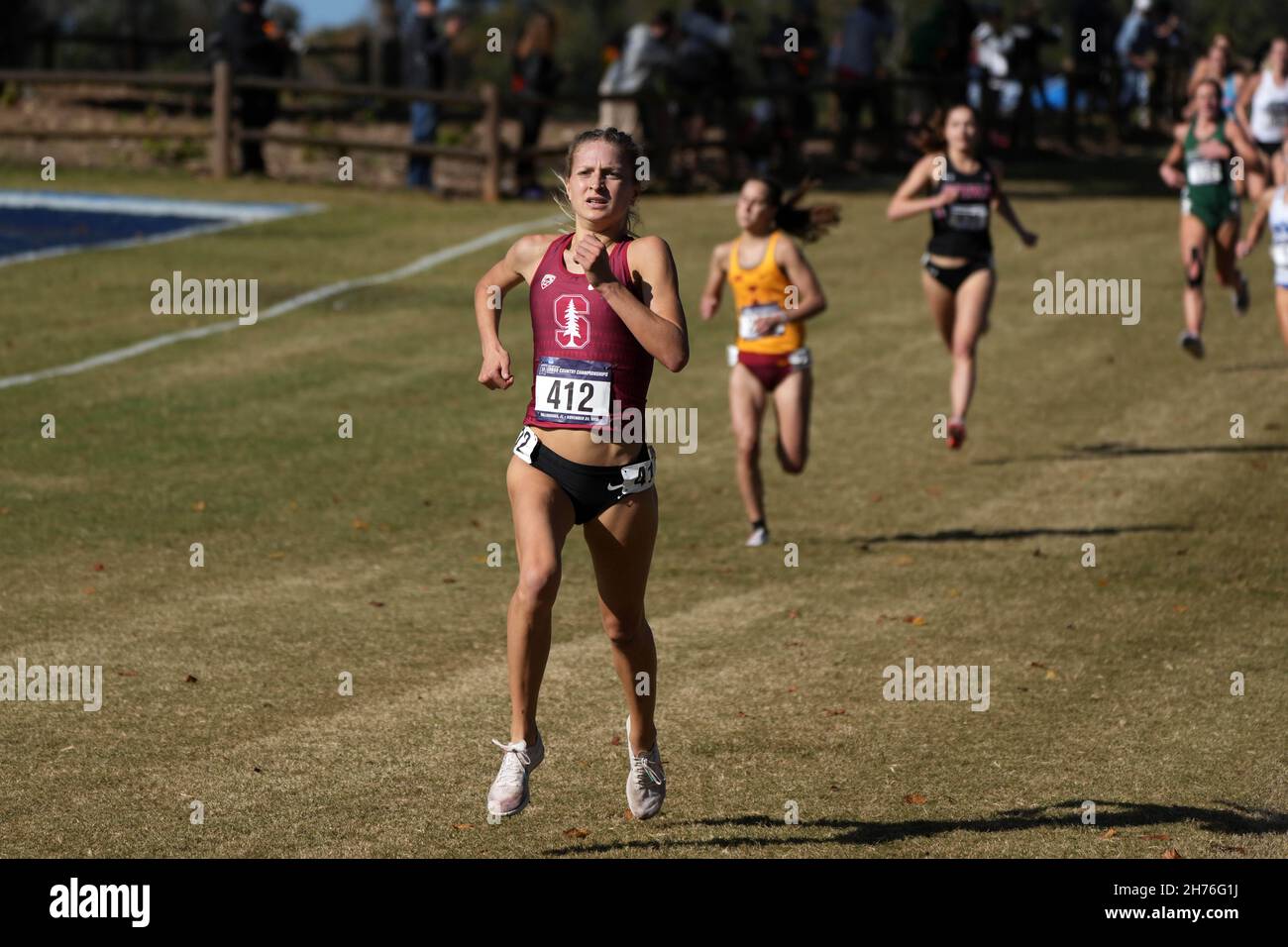 Lucy Jenks of Stanford places 49th in the women's race in 2904.1