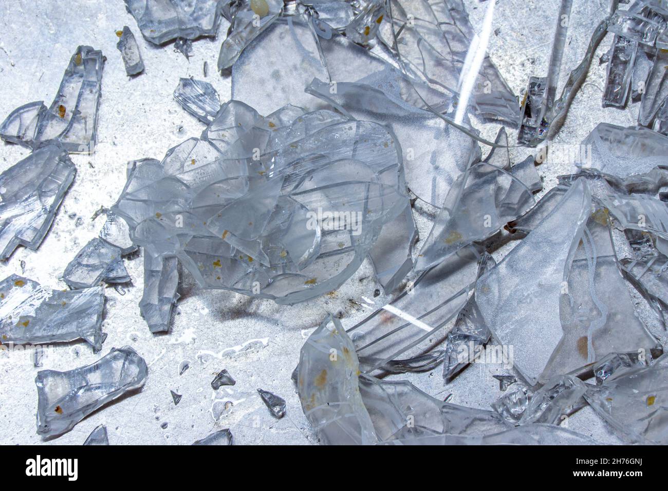 careless handling of fragile glassware during homework when washing ...