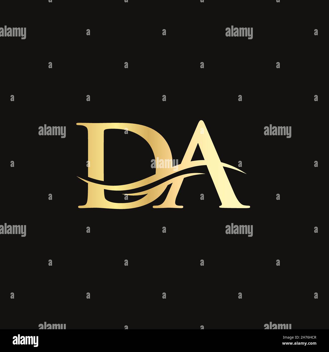 Letter da logo hi-res stock photography and images - Alamy