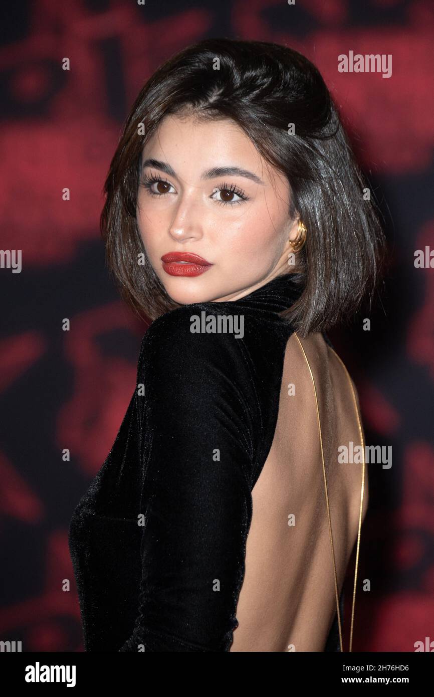 Cassandra Cano attends the 22nd NRJ Music Awards, on November 20, 2021 in  Cannes, France. Photo by David NiviereABACAPRESS.COM Stock Photo - Alamy