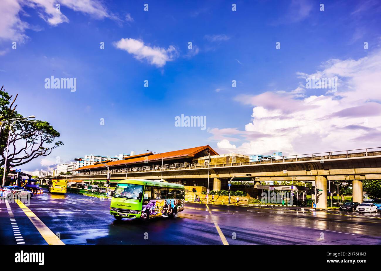 Yishun MRT Station near to North Point City in Yishun Town, Singapore
