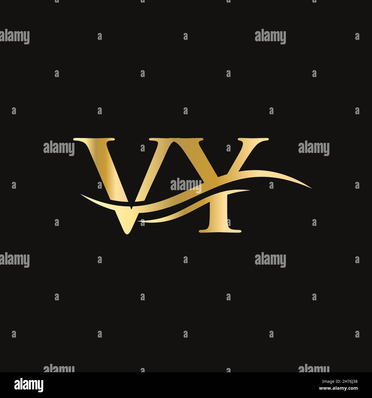 VY logo. Monogram letter VY logo design Vector. VY letter logo design with modern trendy. Stock Vector