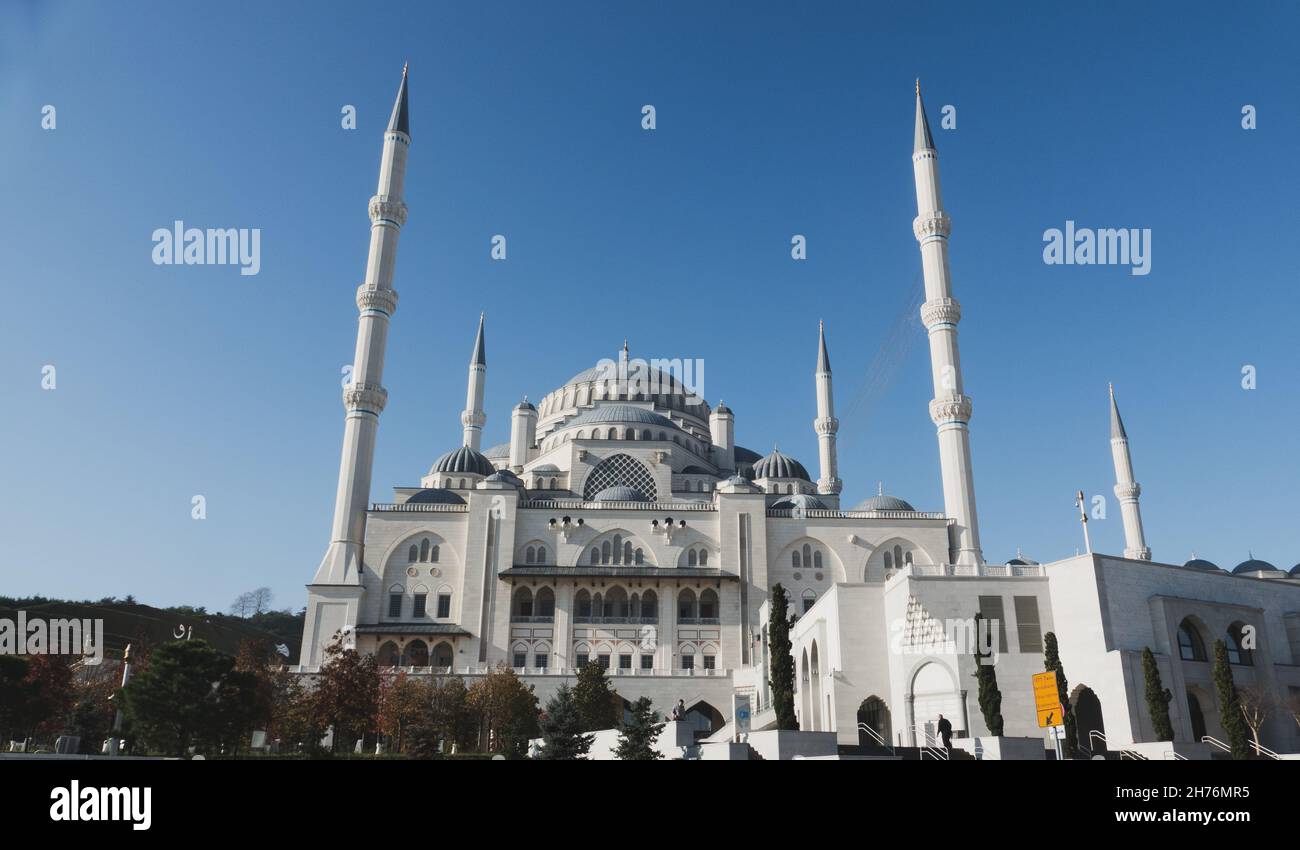 Camlica Mosque main entrance. Camlica Mosque main entrance, largest