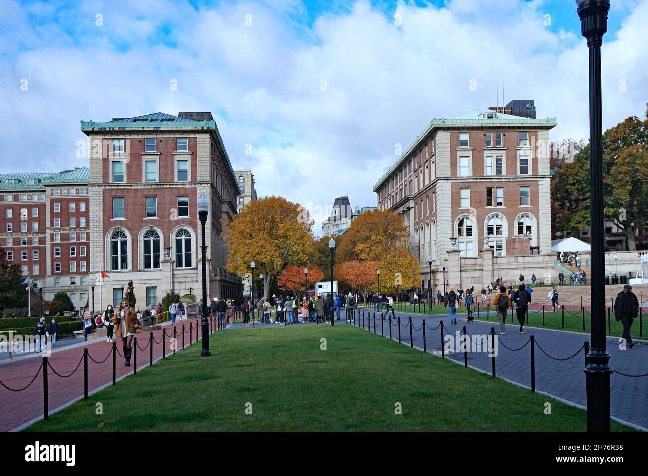 New York City, USA November 15, 2021 The center of the campus of