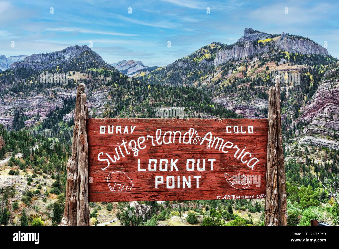 Scenic look out sign hires stock photography and images Alamy