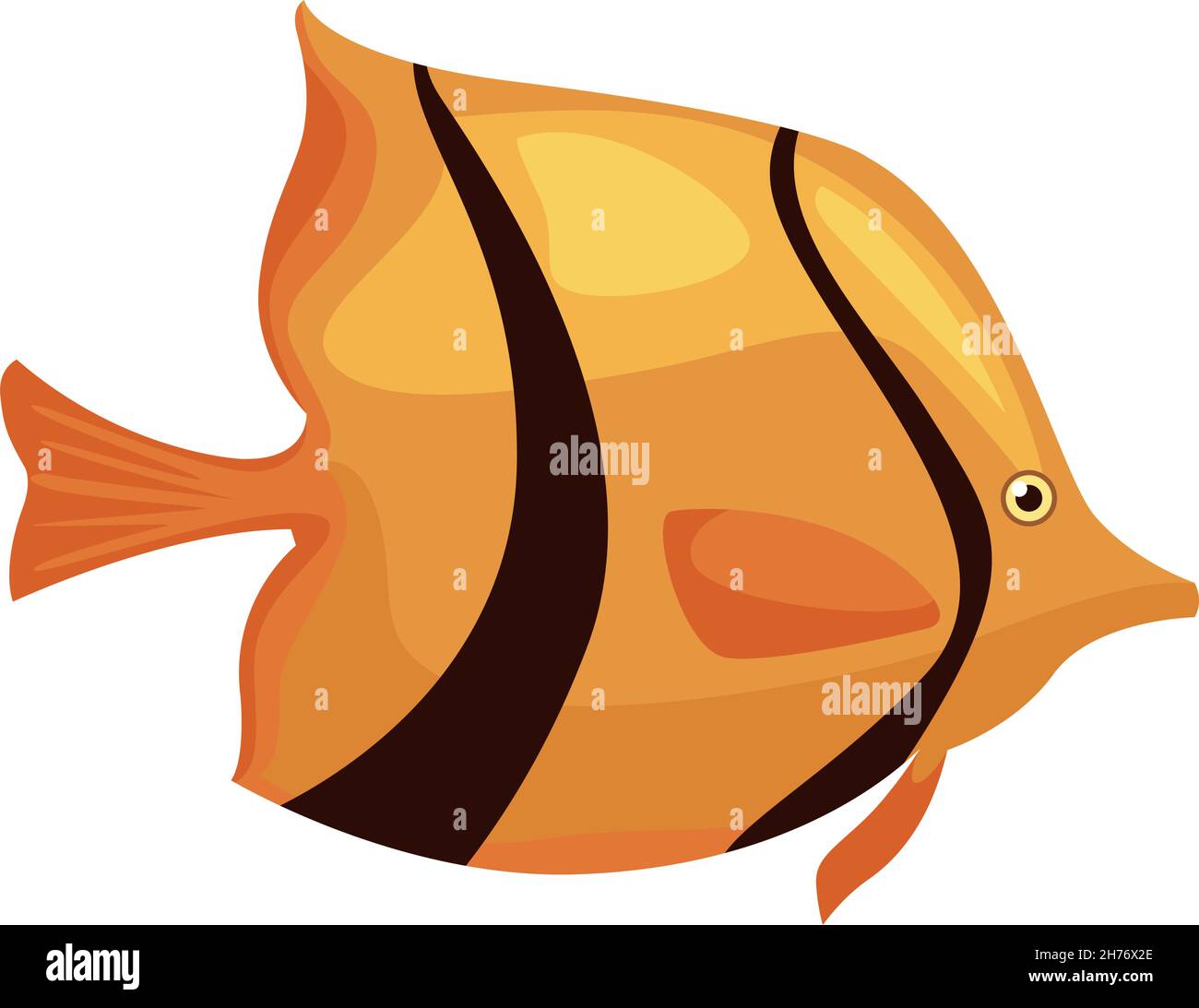 yellow fish exotic Stock Vector Image & Art Alamy