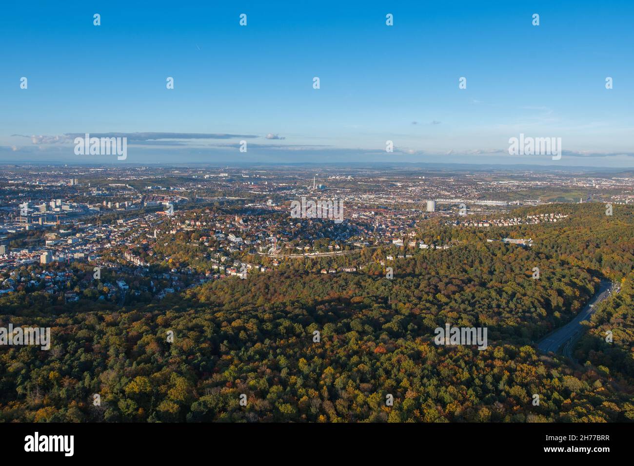 Stuttgart city forest in autumn hi-res stock photography and images - Alamy