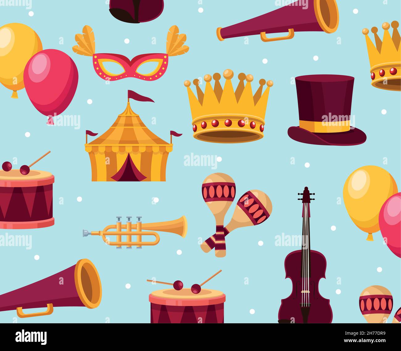carnival pattern background Stock Vector Image & Art - Alamy