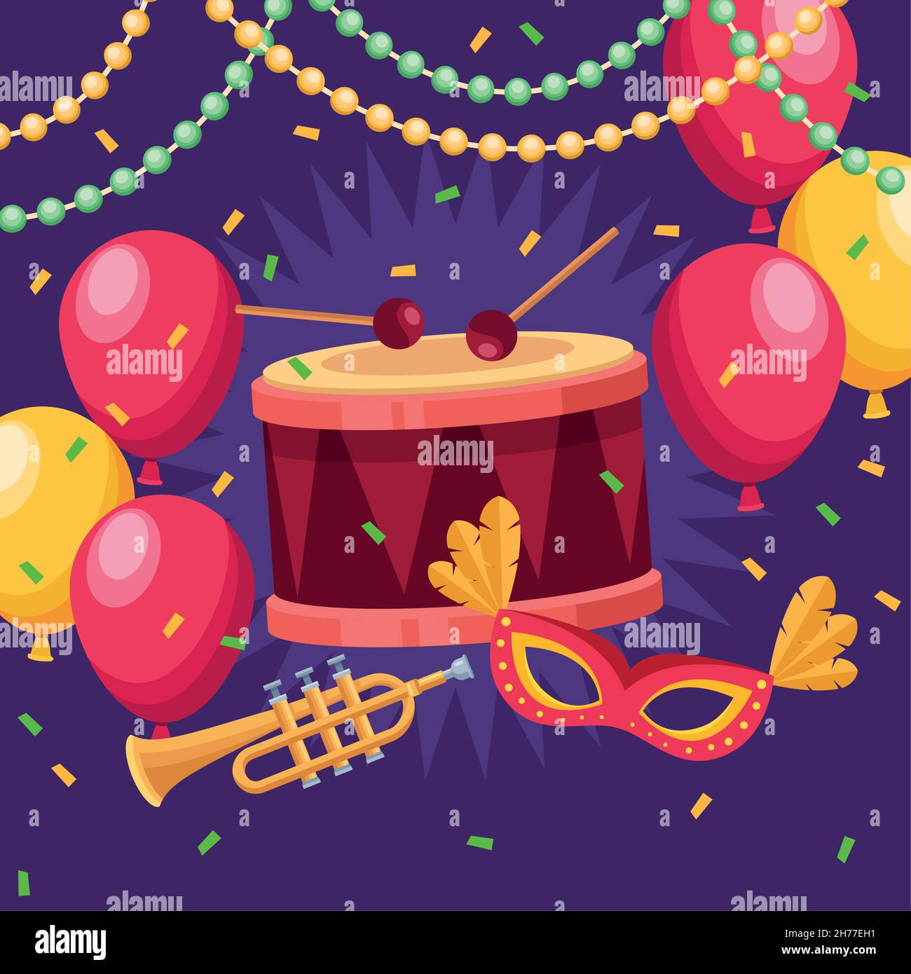 carnival celebration poster Stock Vector Image & Art Alamy