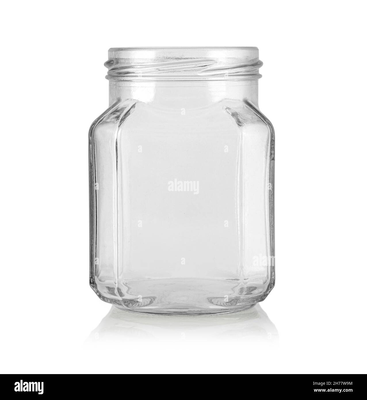 Empty glass jar open cap hi-res stock photography and images - Alamy